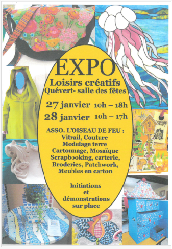 Exposition loisirs créatifs de L'Oiseau de Feu