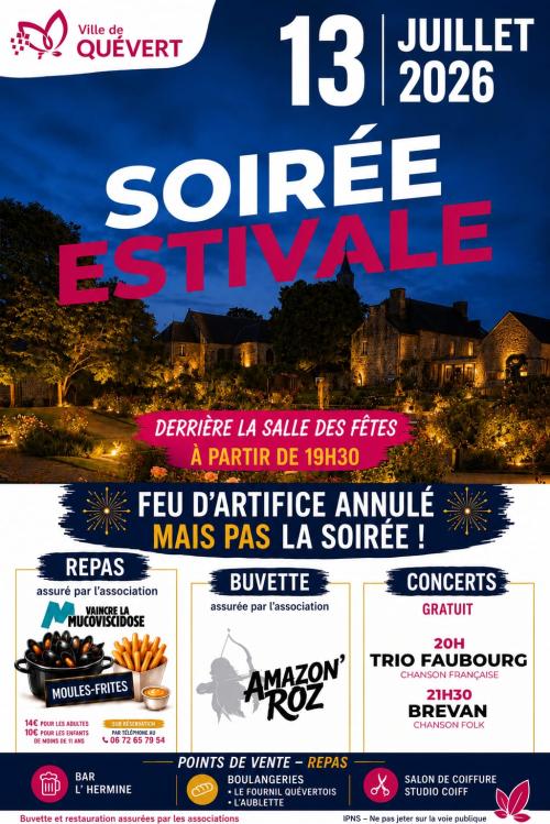 soirée du 13 juillet